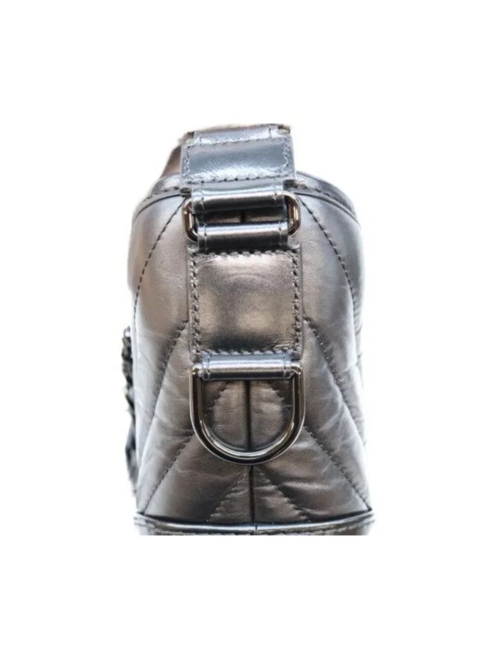 Chanel Vintage Calf So Black Gabriel Douchebo Shoulder